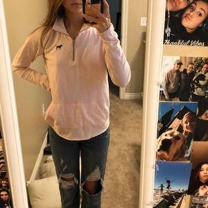 XS Victoria secret PINK quarter Zip